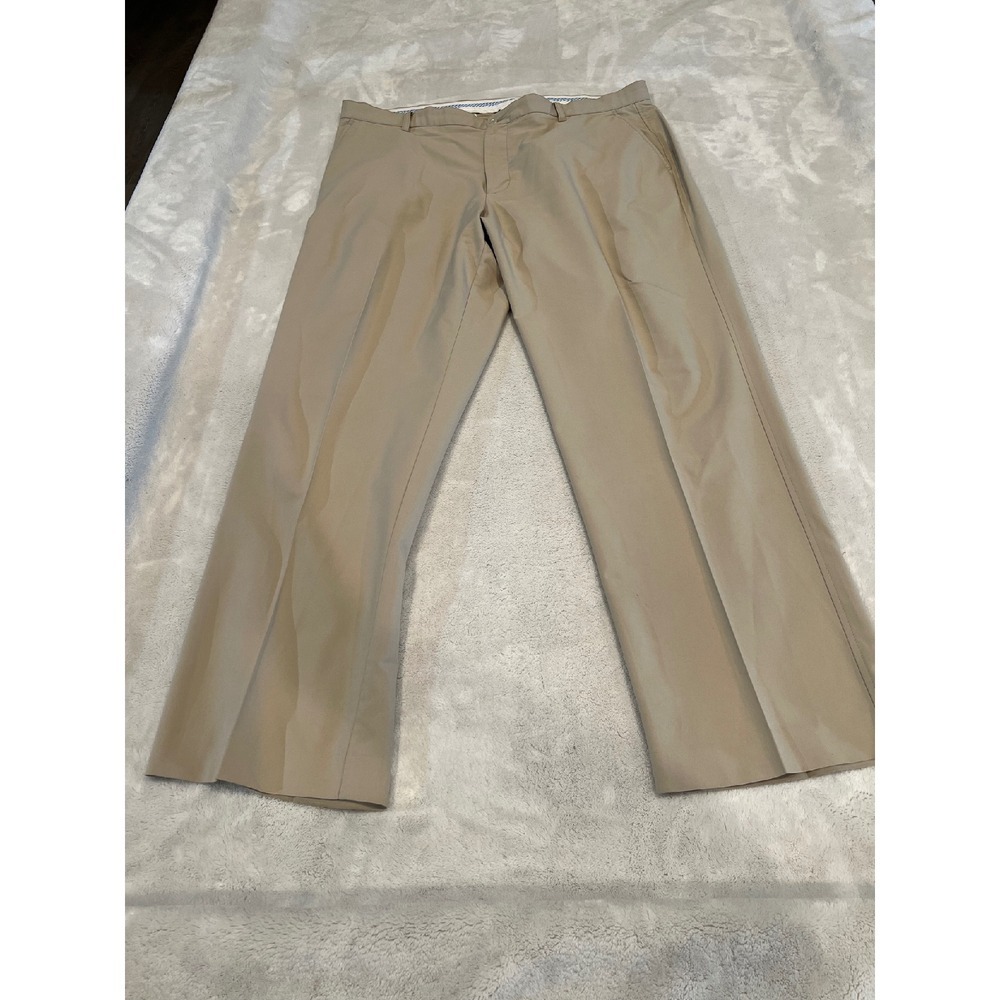 FootJoy Golf Pants Flat Front Lightweight‎ Performance Khaki Beige W42 L34